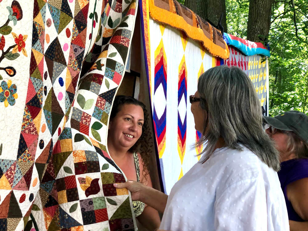 Annual Akwesasne Freedom School Quilt Auction - Indian Time