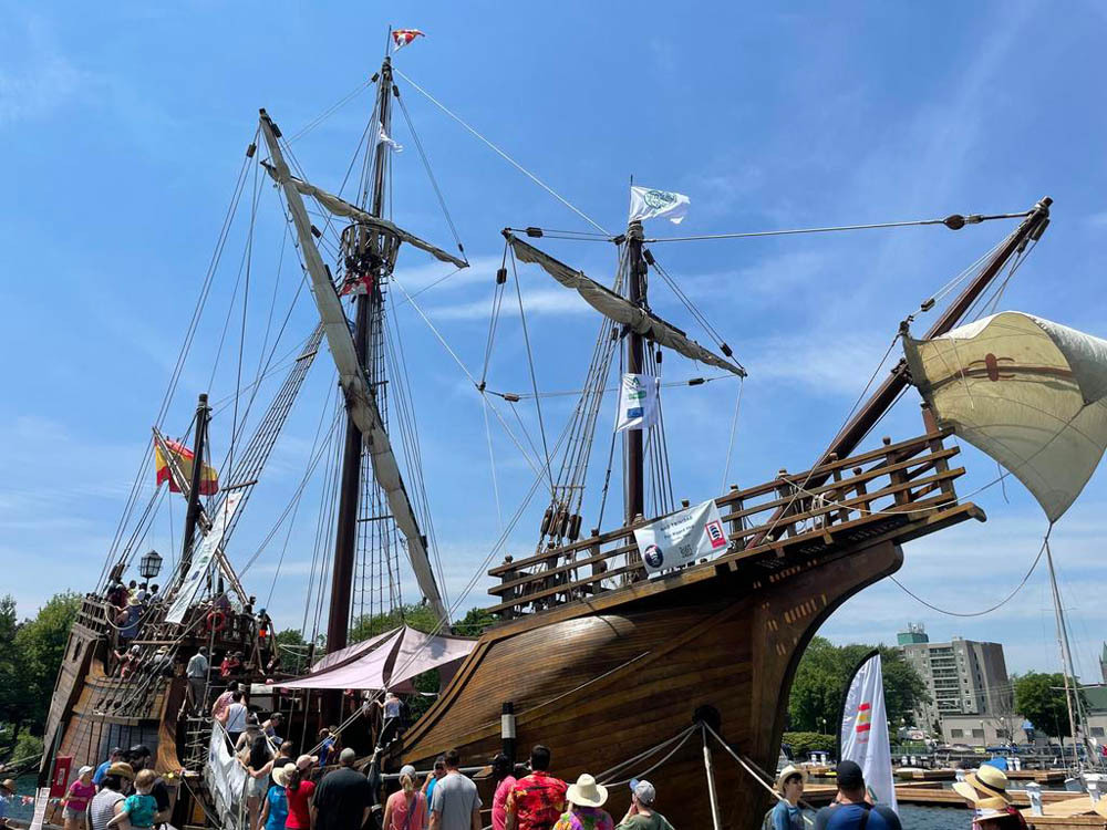 Replica of Ferdinand Magellan's ship Nao Trinidad to visit